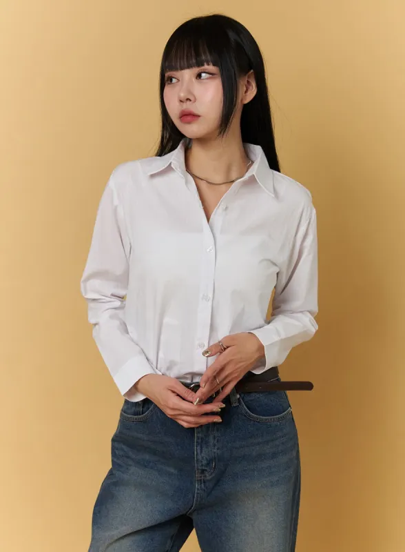 Basic Tailored Shirt CJ404 sold by Lewkin