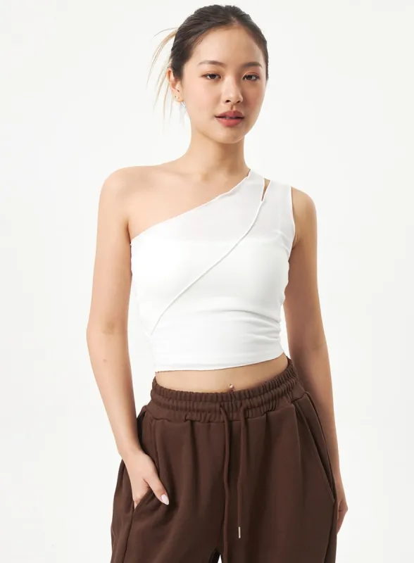 Off-Shoulder Cut Out Top CA318 sold by Lewkin