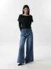 Wide Collar Off Shoulder Sweater IS315 sold by Lewkin