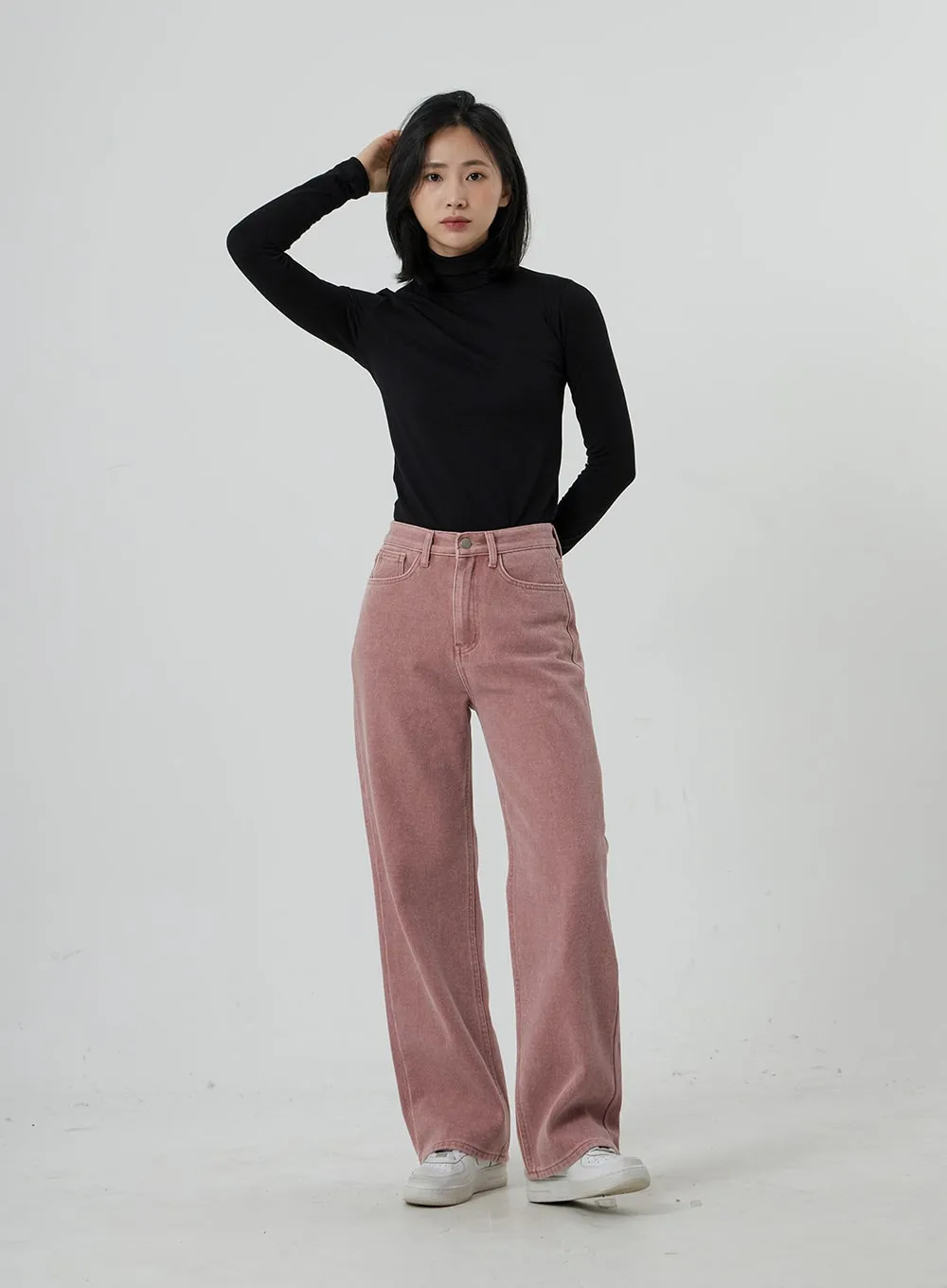 Wide Leg Color Pants OD12 sold by Lewkin product image thumbnail 2