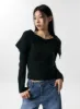 Wide Collar Off Shoulder Sweater IS315 sold by Lewkin