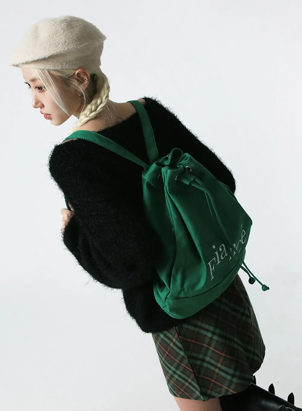 Nylon String Backpack IJ419 sold by Lewkin