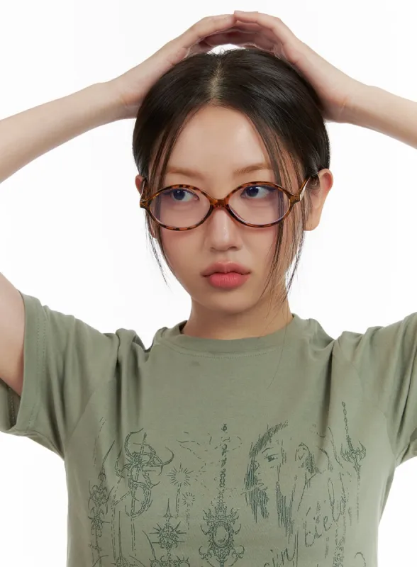 Leopard Chic Glasses CU405 sold by Lewkin