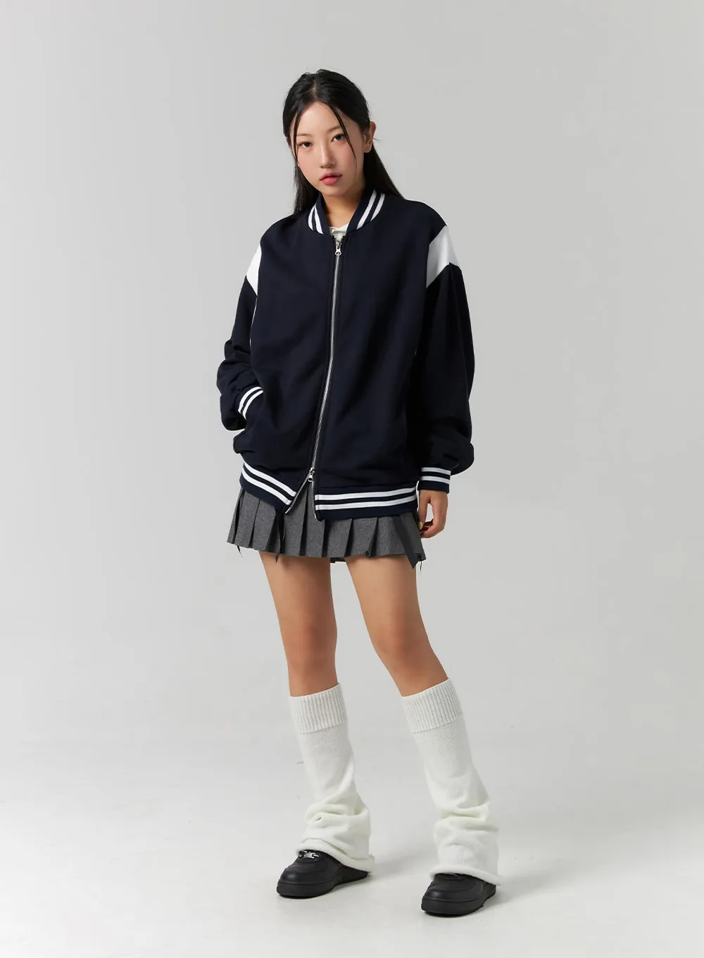 Ribbon Pleated Mini Skirt CS320 sold by Lewkin product image thumbnail 3