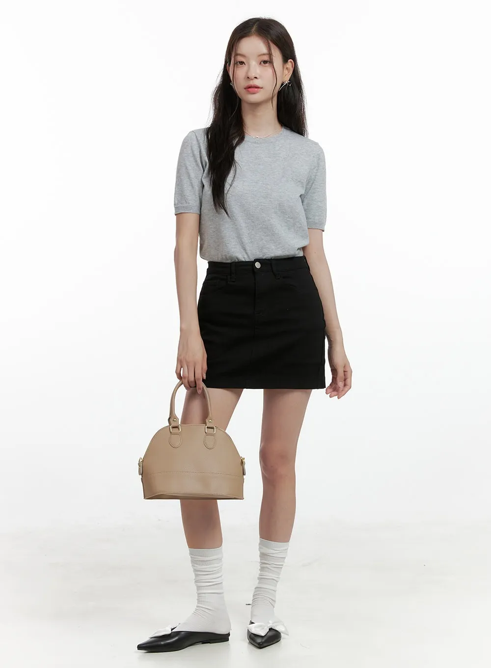 Faux Leather Mini Handbag OL416 sold by Lewkin product image thumbnail 5