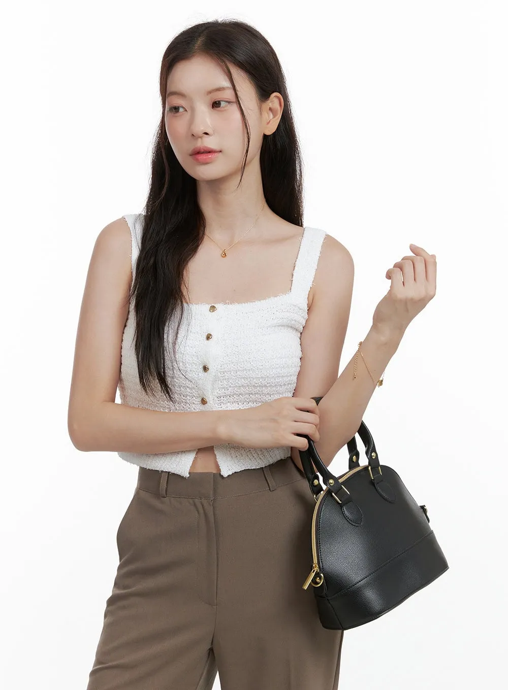 Faux Leather Mini Handbag OL416 sold by Lewkin product image thumbnail 2