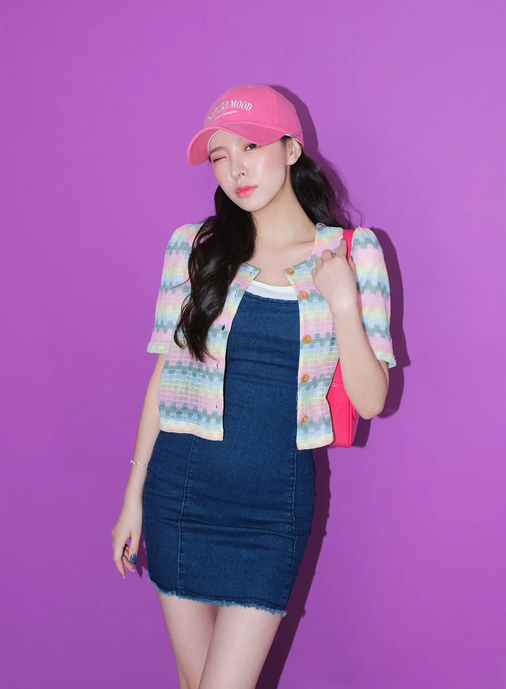 Nature Lettered Baseball Cap BM3 sold by Lewkin product image thumbnail 3