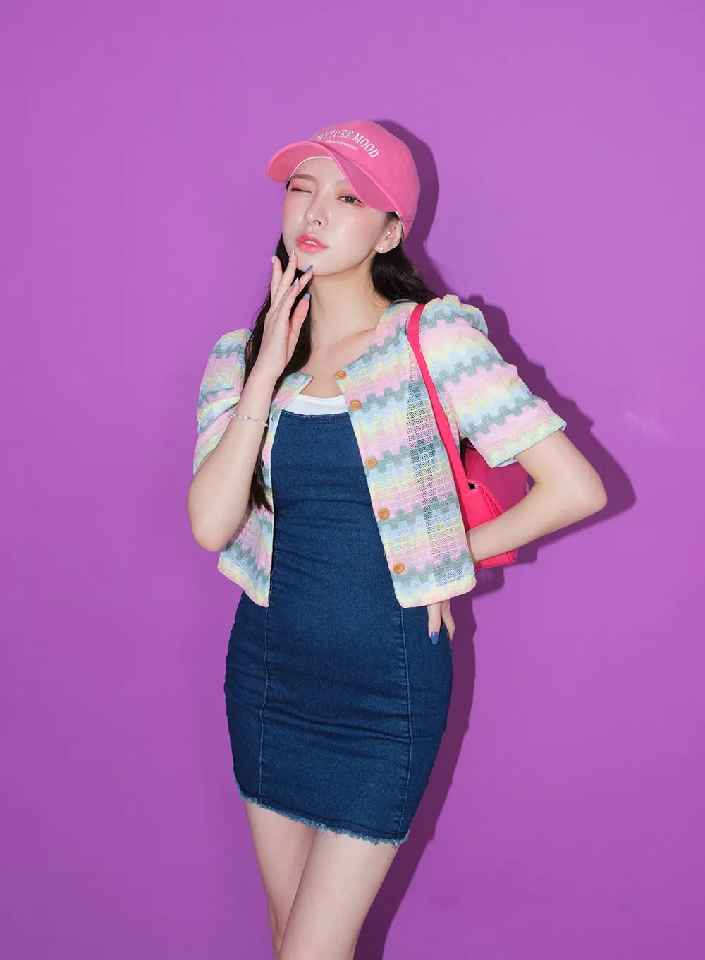 Nature Lettered Baseball Cap BM3 sold by Lewkin product image thumbnail 2