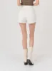 Side Belt Slit High Waist Short Pants IG18 sold by Lewkin