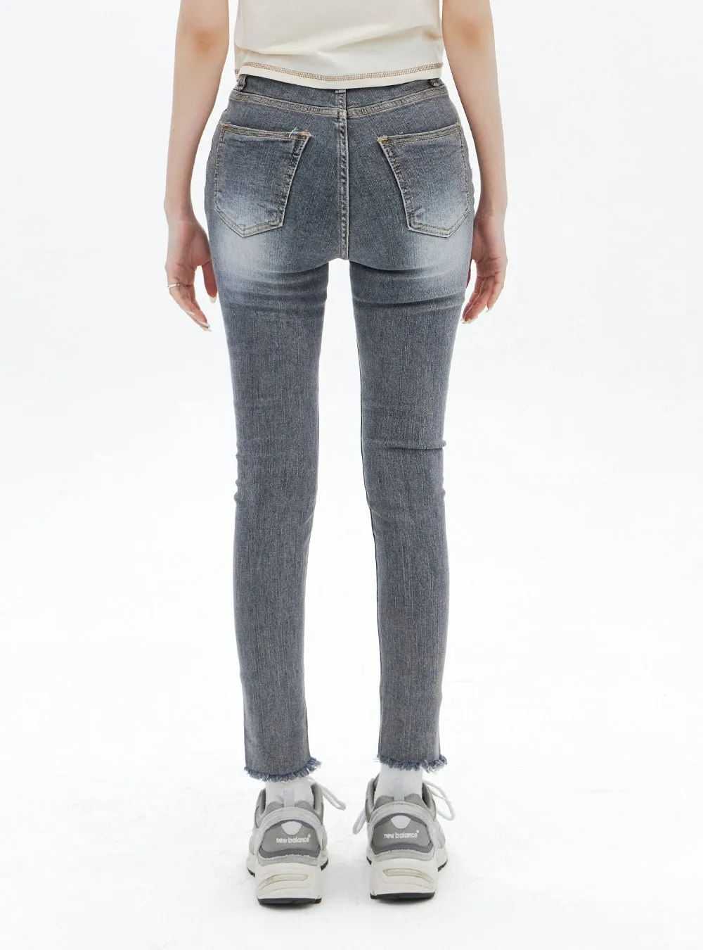 Slim Fit Ankle Jeans BA319 sold by Lewkin product image thumbnail 4