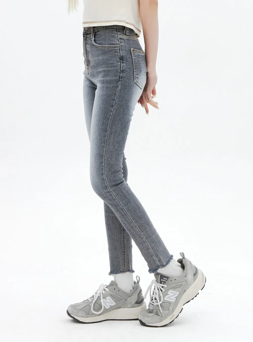 Slim Fit Ankle Jeans BA319 sold by Lewkin product image thumbnail 3