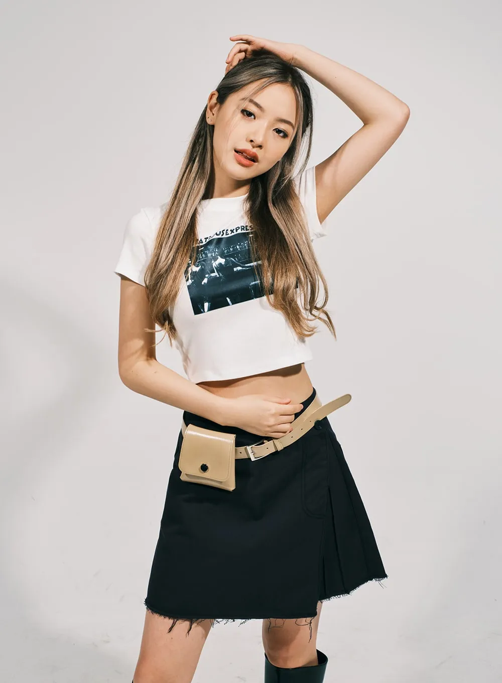 Expression Graphic Crop Tee CJ02 sold by Lewkin product image thumbnail 2