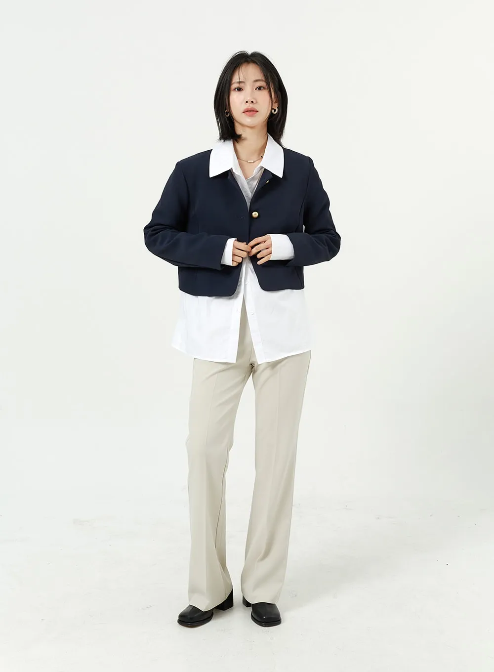 Golden Button Jacket OM314 sold by Lewkin product image thumbnail 3