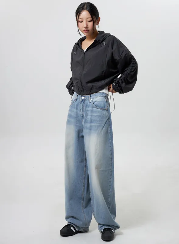 Low Rise Baggy Jeans CY324 sold by Lewkin