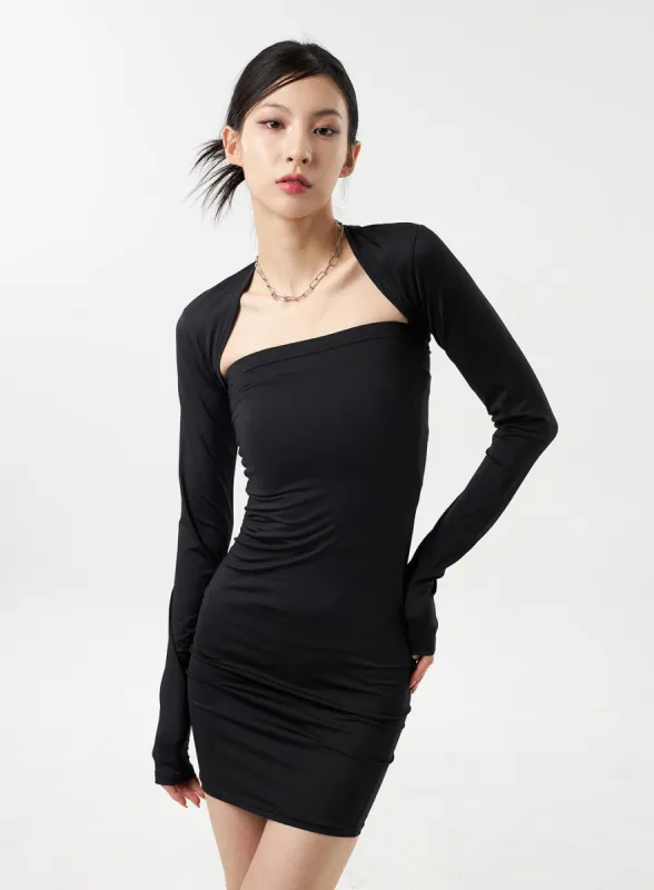 Bolero Mini Dress Set IG311 sold by Lewkin