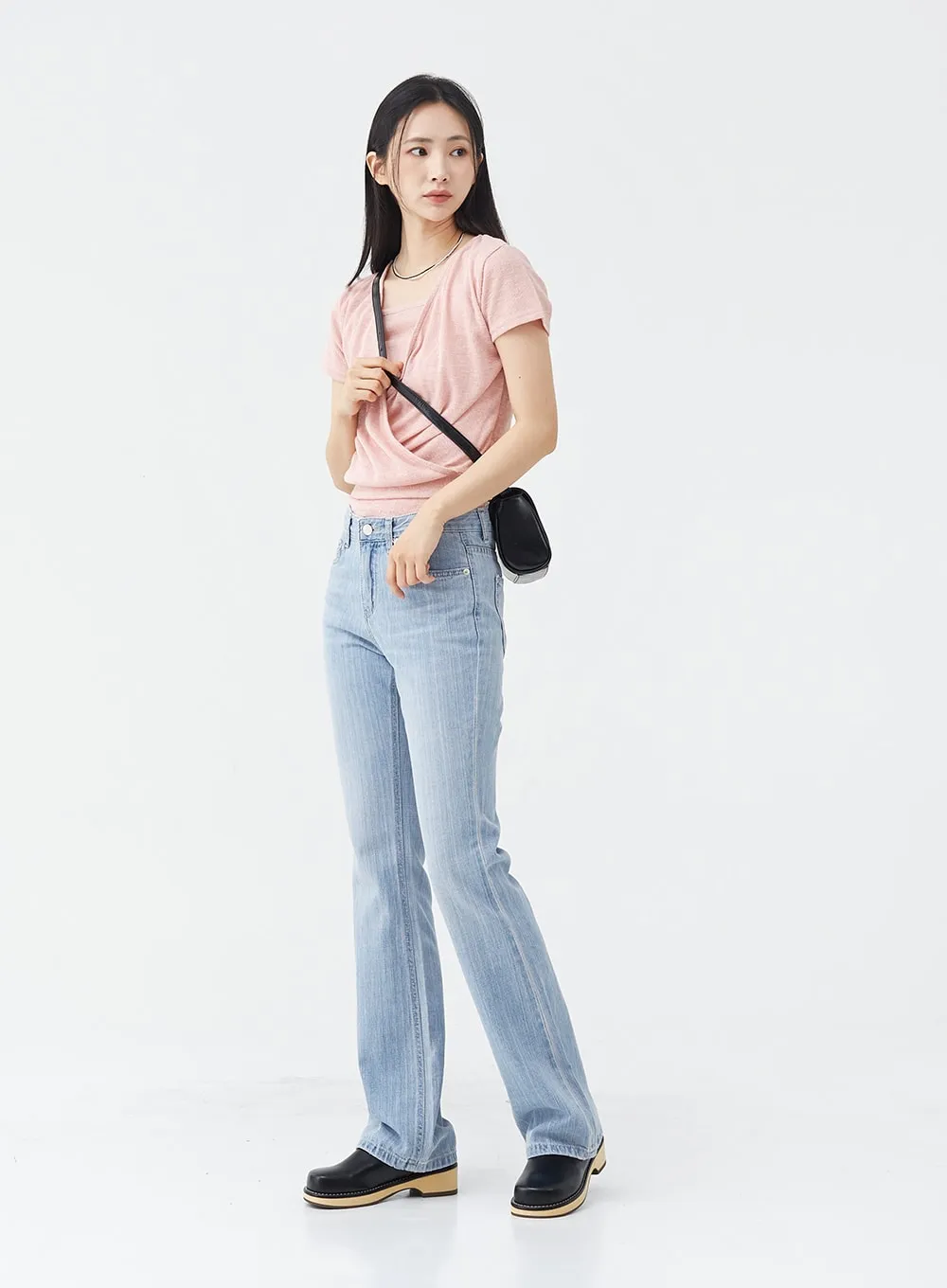 Summer Semi Boot-Cut Jeans OG12 sold by Lewkin