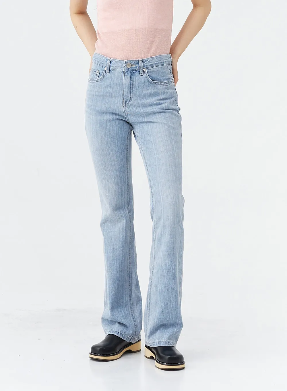 Summer Semi Boot-Cut Jeans OG12 sold by Lewkin product image thumbnail 3