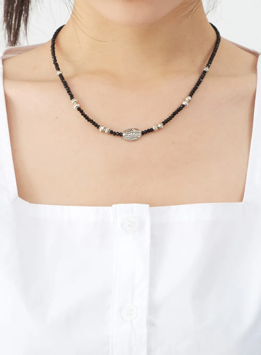 Ethnic Beaded Necklace CJ07 sold by Lewkin