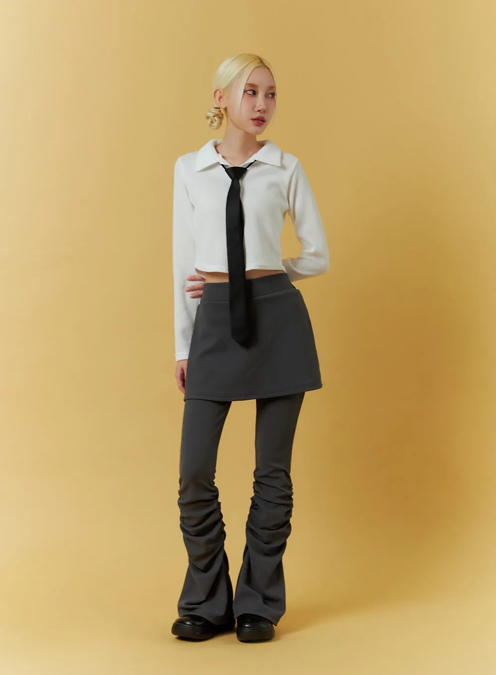 Collar Button Cardigan IF408 sold by Lewkin product image thumbnail 3