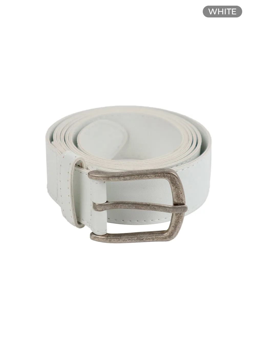 Basic Buckle Waist Belt IF421 sold by Lewkin product image thumbnail 3
