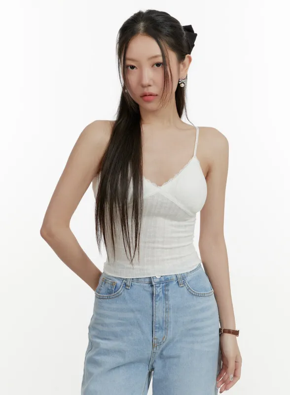 Sweetheart Lace Cami Top OY413 sold by Lewkin