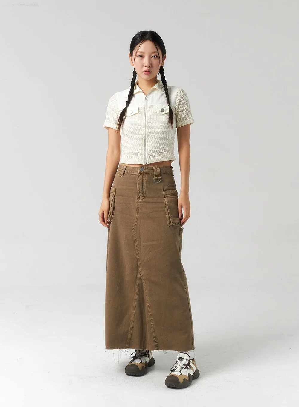 Mesh Zip-Up Top CU323 sold by Lewkin product image thumbnail 3