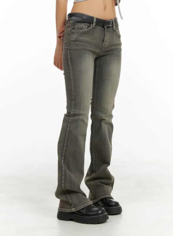 Low Rise Bootcut Jeans CA416 sold by Lewkin