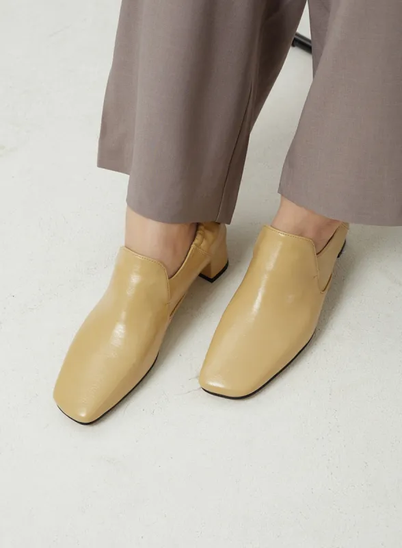 Square Toe Heel Loafers OJ311 sold by Lewkin