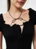 Ribbon Necklace CY331 sold by Lewkin