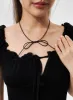 Ribbon Necklace CY331 sold by Lewkin