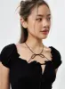 Ribbon Necklace CY331 sold by Lewkin