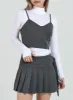 Back Zipper Crop Tank Top CO12 sold by Lewkin
