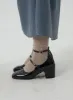 Two Strap Faux Leather Heel Shoes OD09 sold by Lewkin