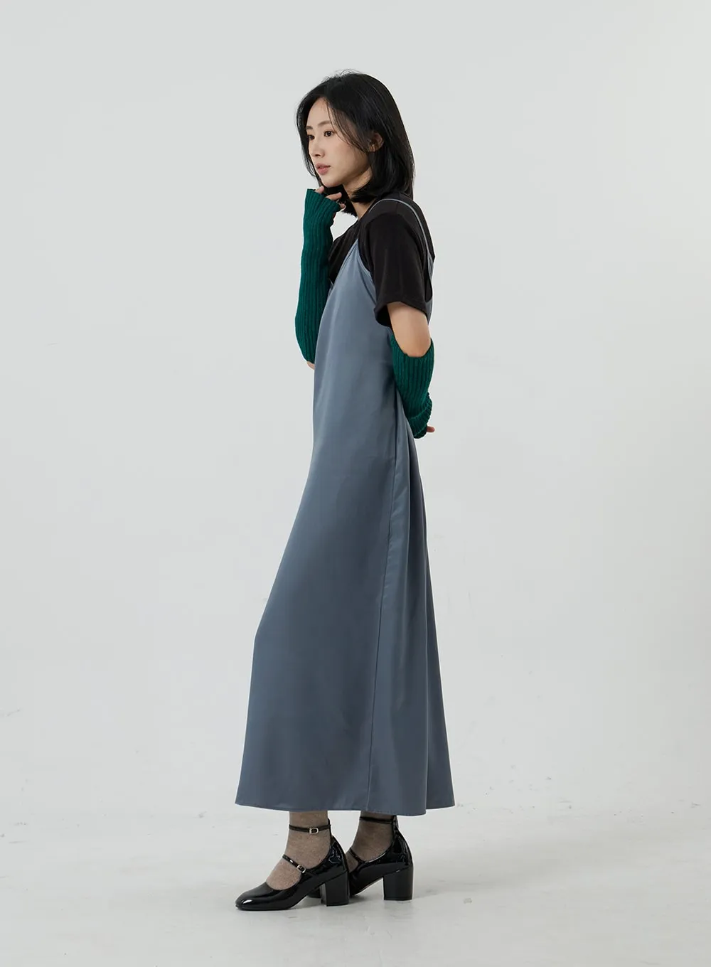 Two Strap Faux Leather Heel Shoes OD09 sold by Lewkin product image thumbnail 5