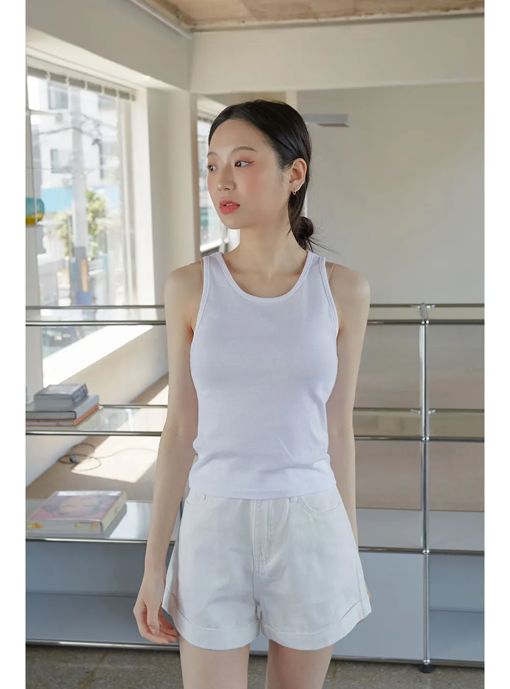 Essential Sleeveless Top CM03 sold by Lewkin