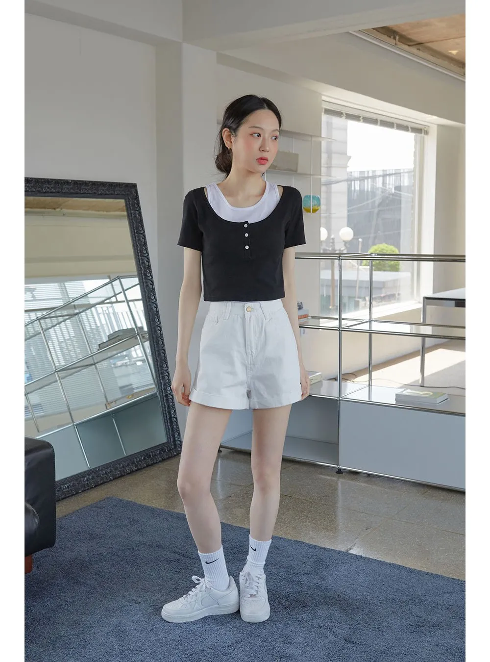 Essential Sleeveless Top CM03 sold by Lewkin product image thumbnail 4