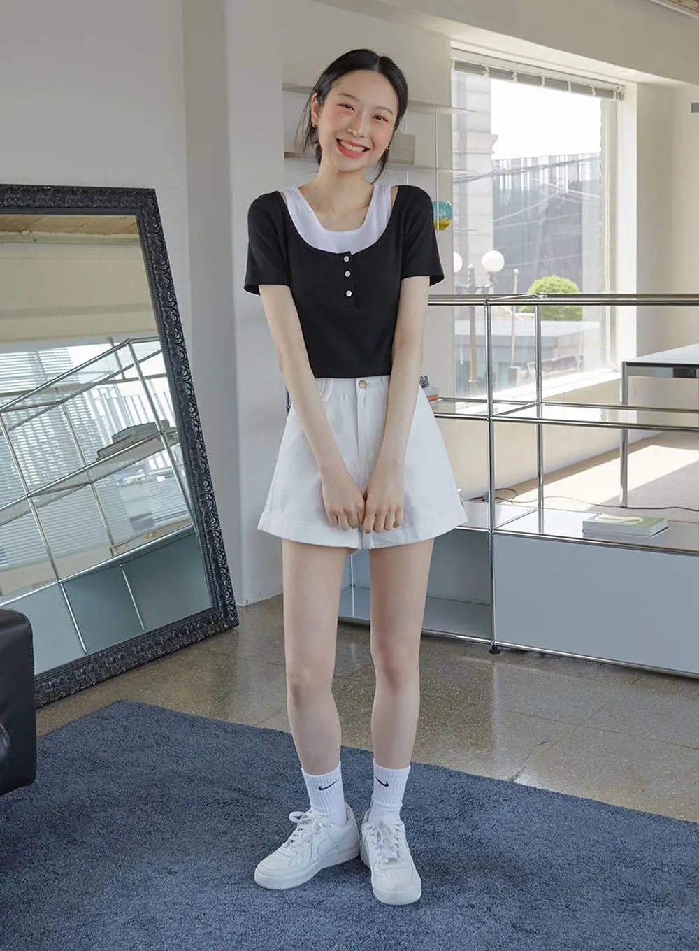 Essential Sleeveless Top CM03 sold by Lewkin product image thumbnail 2