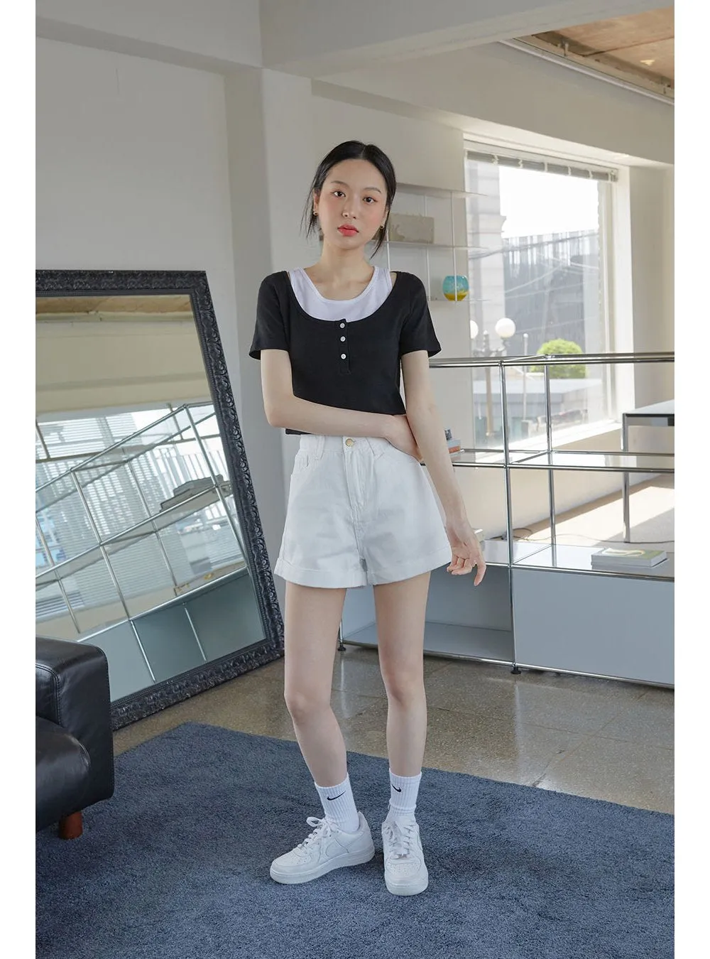 Essential Sleeveless Top CM03 sold by Lewkin product image thumbnail 3