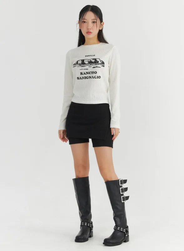 Ribbed Skorts CO325 sold by Lewkin