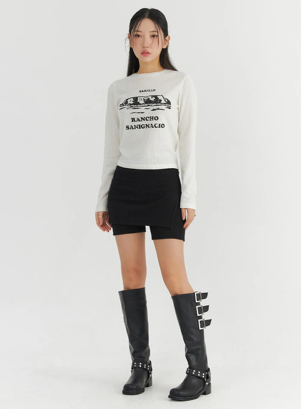 Ribbed Skorts CO325 sold by Lewkin