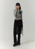 Flower Pattern Mesh Wrap Midi Skirt CJ422 sold by Lewkin