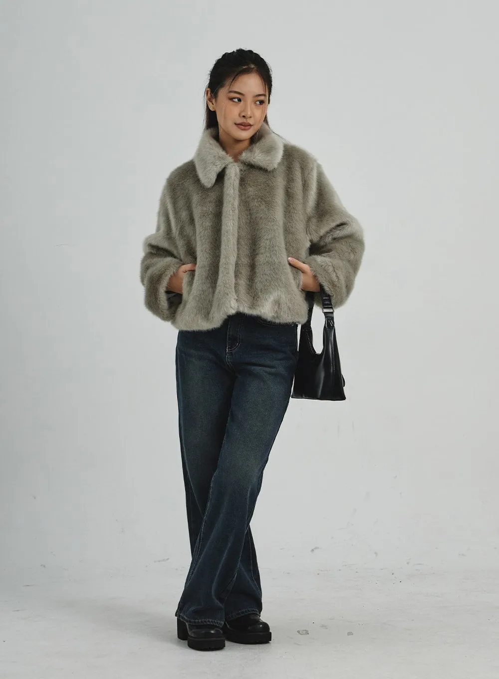 Wide Leg Jeans CN28 sold by Lewkin product image thumbnail 3