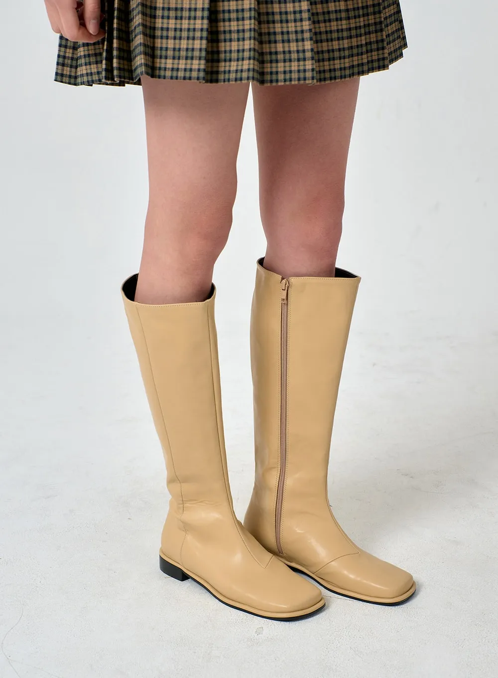 Daily Square Toe Long Boots OD01 sold by Lewkin product image thumbnail 3