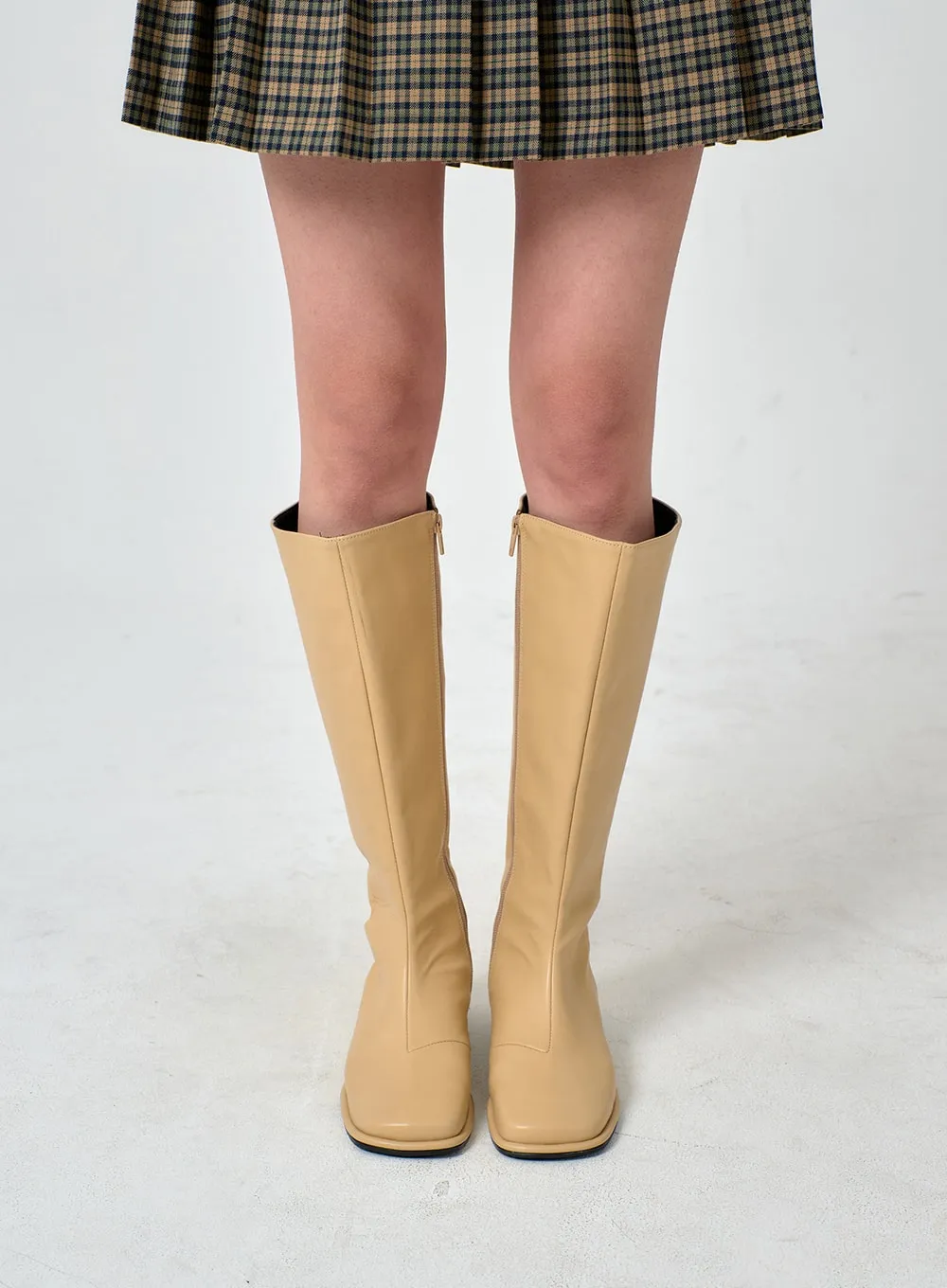 Daily Square Toe Long Boots OD01 sold by Lewkin product image thumbnail 2