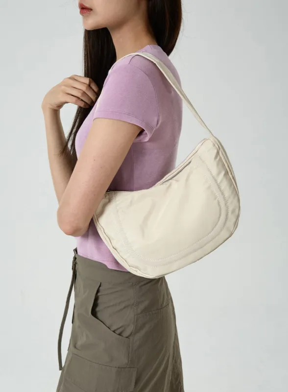 Colorful Half-Moon Shoulder Bag CU11 sold by Lewkin