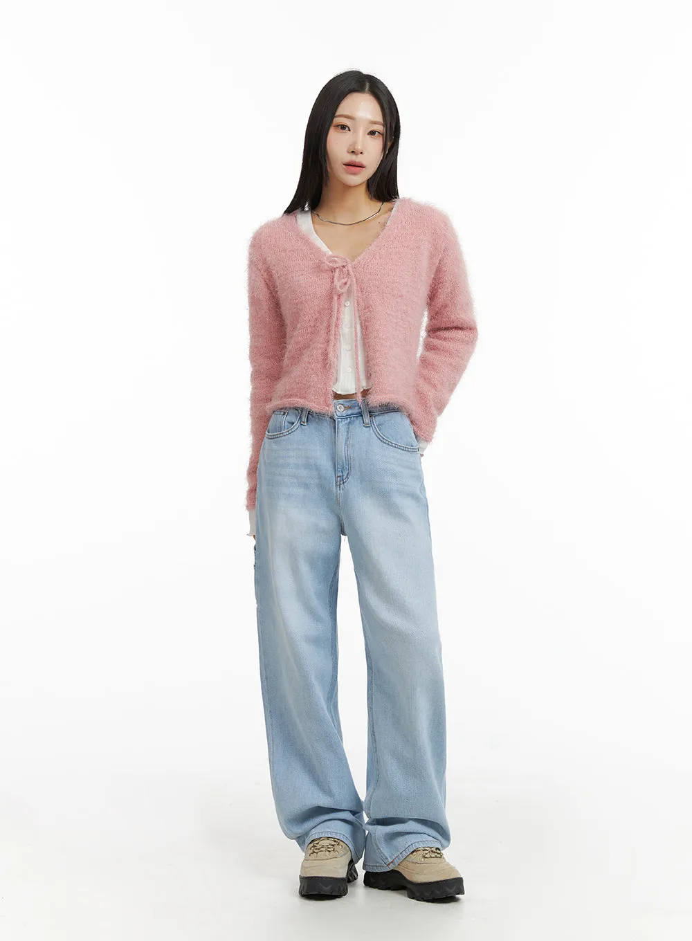 Denim Straight Leg Jeans CJ408 sold by Lewkin product image thumbnail 4