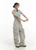 Crop Wide Collar Vest CM426 sold by Lewkin