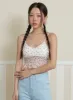 Floral Lace Cami Crop Top OY427 sold by Lewkin