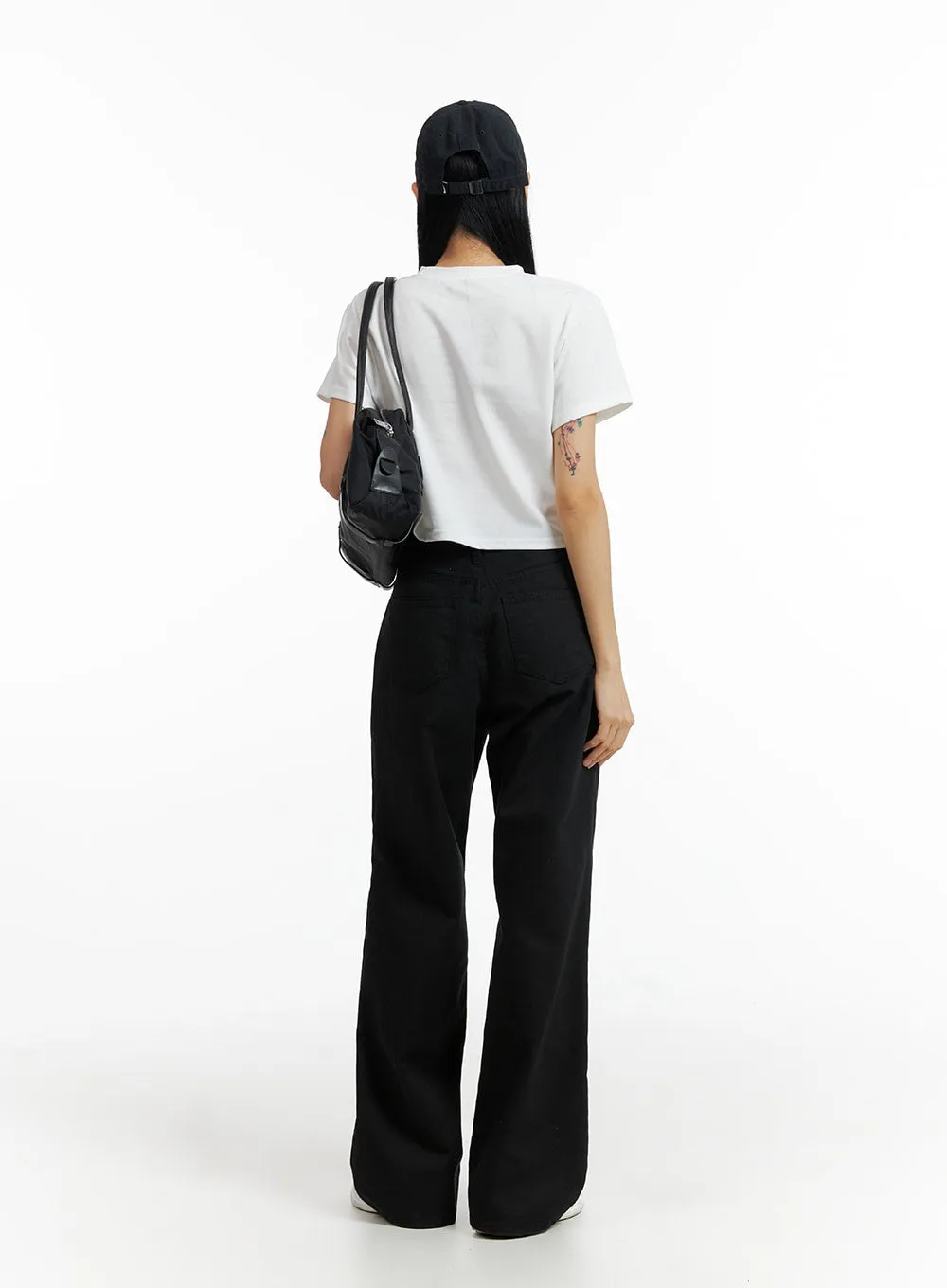 Basic Crop Tee IF402 sold by Lewkin product image thumbnail 5