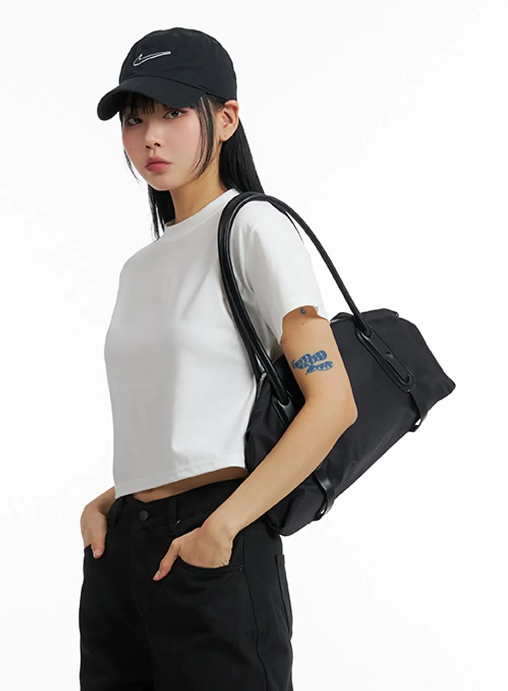 Basic Crop Tee IF402 sold by Lewkin product image thumbnail 4